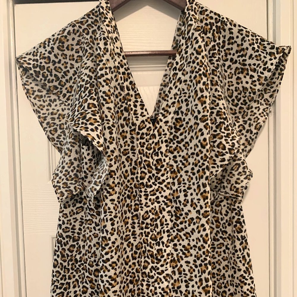 Sanctuary Leopard Blouse